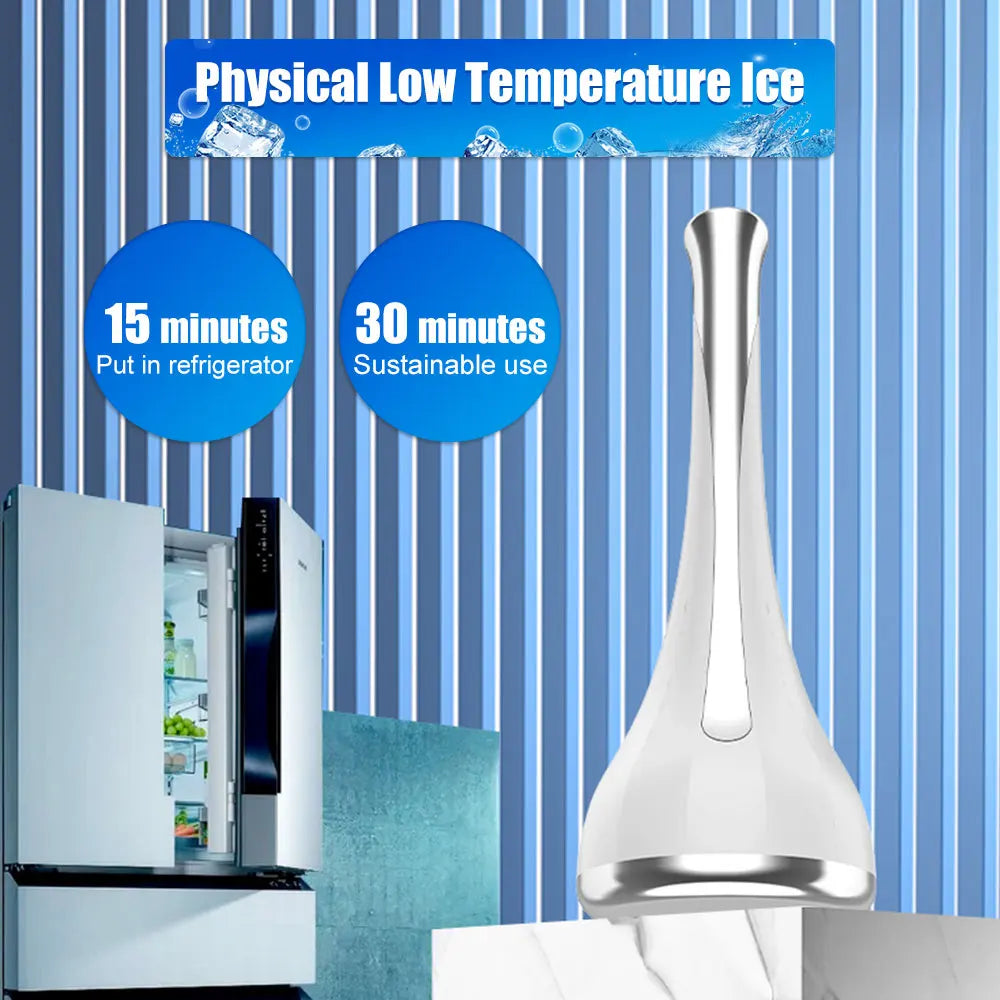 Ice Globe Face Roller Tightening Redness Soothing Salon Ice Globes Facial Massager Ice Roller Skin Care Tools Beauty Skincare