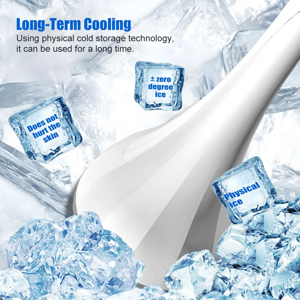 Ice Globe Face Roller Tightening Redness Soothing Salon Ice Globes Facial Massager Ice Roller Skin Care Tools Beauty Skincare