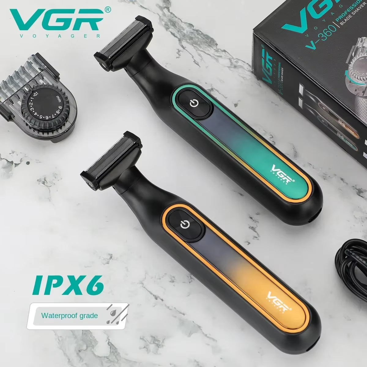 Razor Professional Electric Shaver Portable Shaving Machine Waterproof Beard Trimmer Barber Shaving Machine for Men V-360