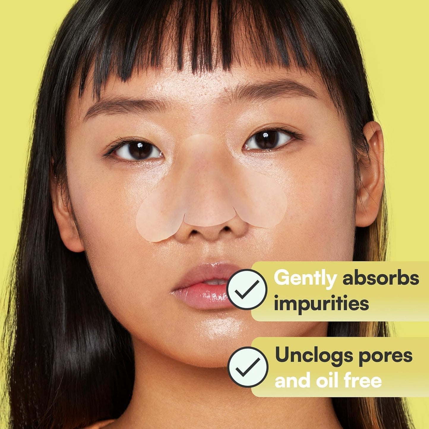 SKIN CHOICE Nose Pore Strips - Patch Nasal Hydrocolloïde Pour Déboucher Et Rétrécir Les Pores, Éliminer Les Impuretés, L'Acné Et Les Boutons, Prévenir Les Points Noirs Végétalien (10 Unité)
