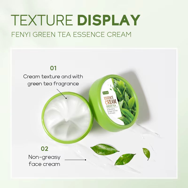 Fenyi Green Tea Face Cream Skincare Moisturizing Nourishing Hydrating Firming Facial Creams for Face Beauty Skin Care Products