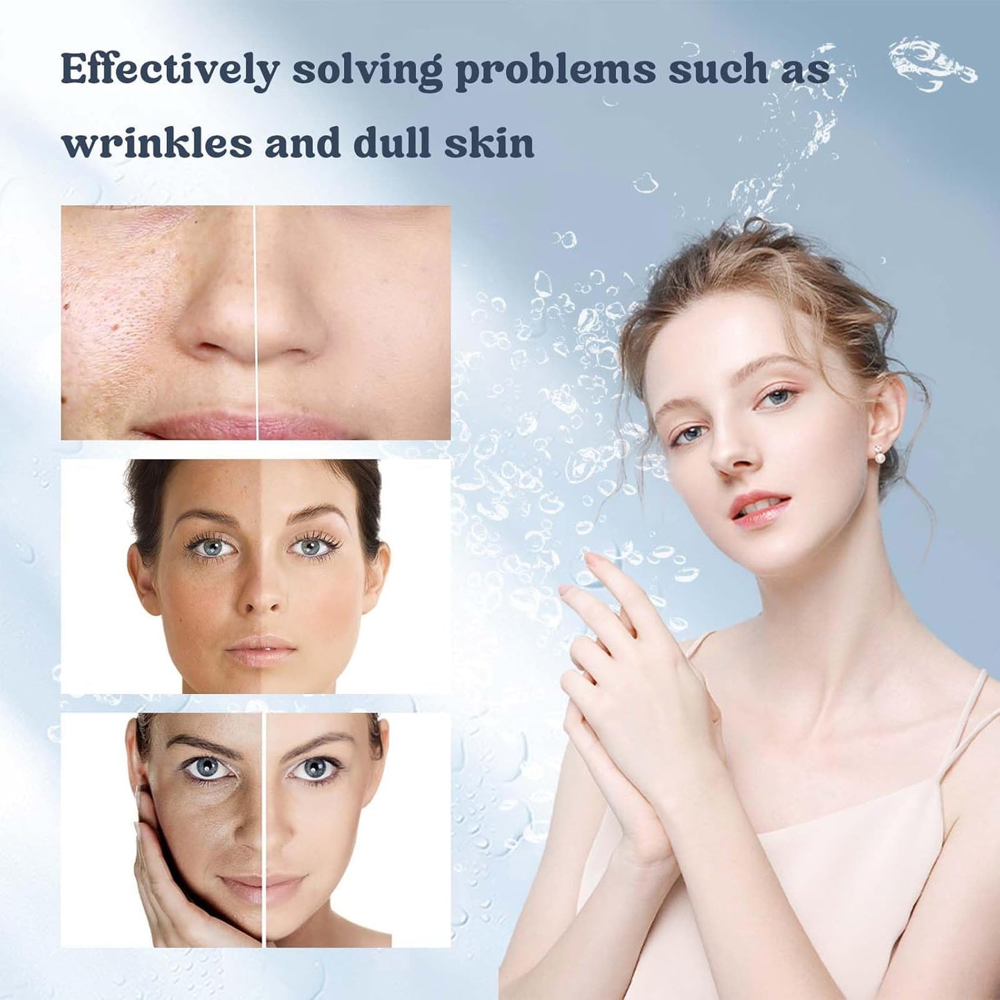 Bio-Collagen Real Deep Mask, Bio Collagen Mask Coreen,Masque Collagene Visage Korean,Masque Coréen Bio Collagene,Bio Mask Collagen,Masque Visage Coreen, Masque Bio Collagene Visage (8PC)