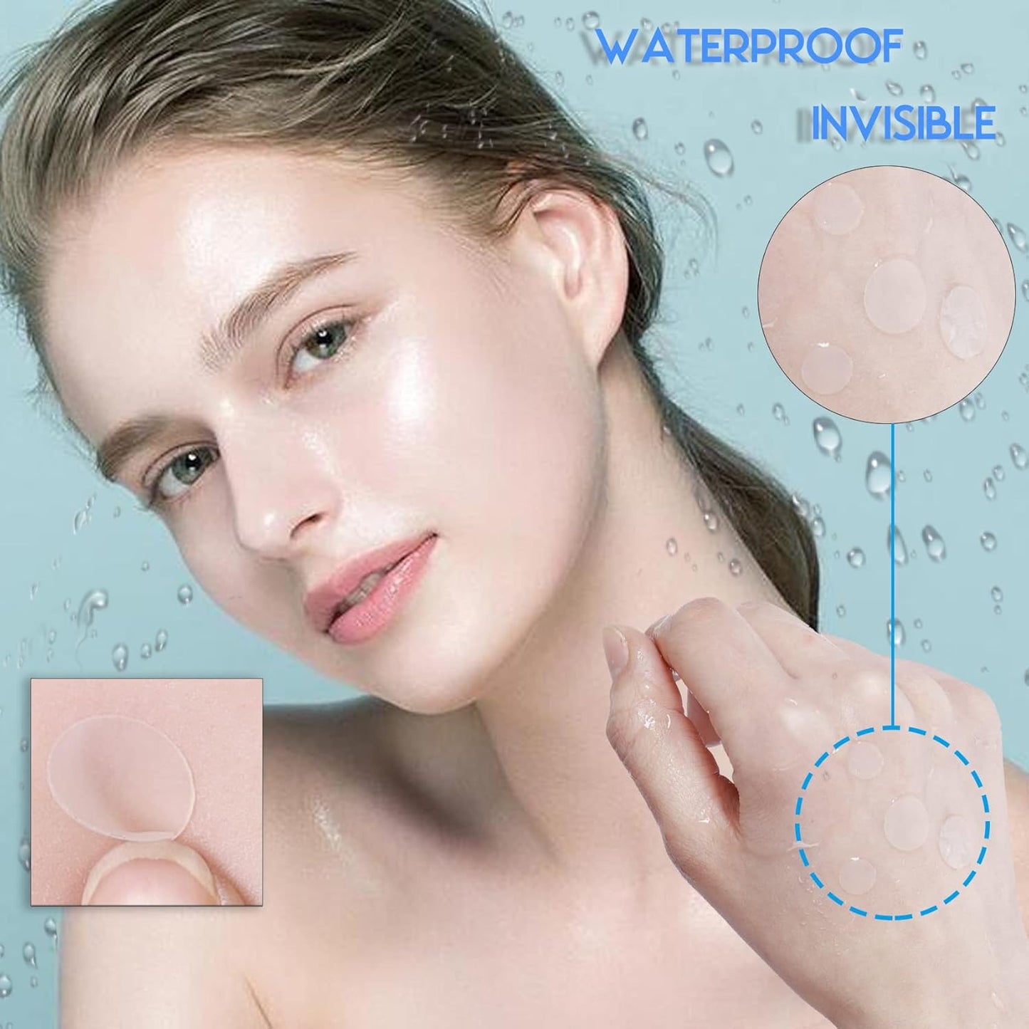 Rnitle Acné Patch,180 Patchs Pimple Patch,12Mm & 8Mm Patch Bouton Acne,Anti-Acné Patch, Patch Bouton, Autocollants Pour Boutons, Patch Invisible, Pour Soin De La Peau
