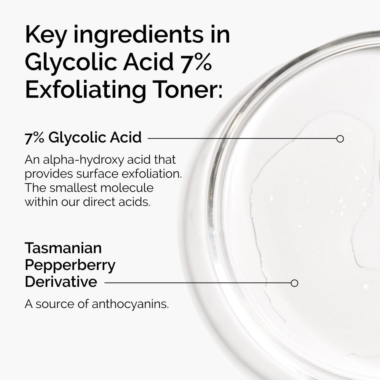 The Ordinary Acide Glycolique 7 % Soin Tenseur