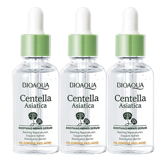3Pcs BIOAQUA Centella Face Serum Skincare Facial Essence Moisturizing Firming Brightening Facial Serum Skin Care