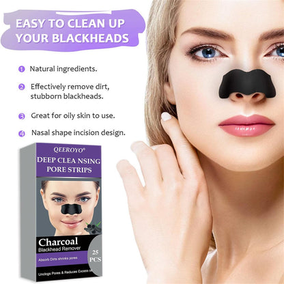 Truume Patch Point Noir, Patches Point Noir Nez, Patch Point Noir Visage, Patch anti Point Noir Nez Visage, Patch Point Noir Nez, Élimine Les Points Noirs Et Les Impuretés, 25 Pcs