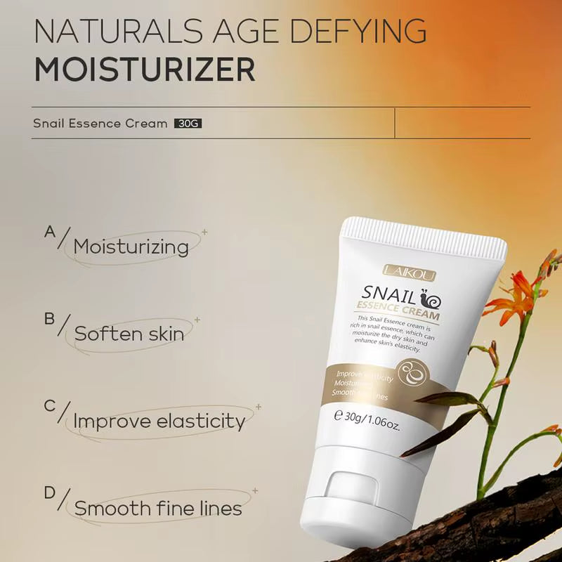Snail Face Cream Beauty Products Anti-Aging Essence Facial Wrinkles Remover Skincare Moisturizer 30G Snail Nourishing Cream
