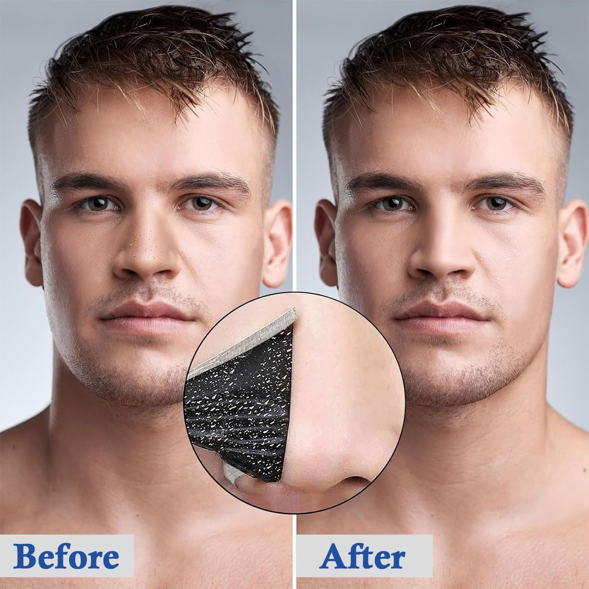 Truume 50 Pièzas Patch Point Noir, Patchs Anti-Points Noirs, Patch Nez Point Noir, Patch Point Noir Nez, Nettoyage Des Pores Au Charbon Actif, Élimine Les Points Noirs Et Les Impuretés