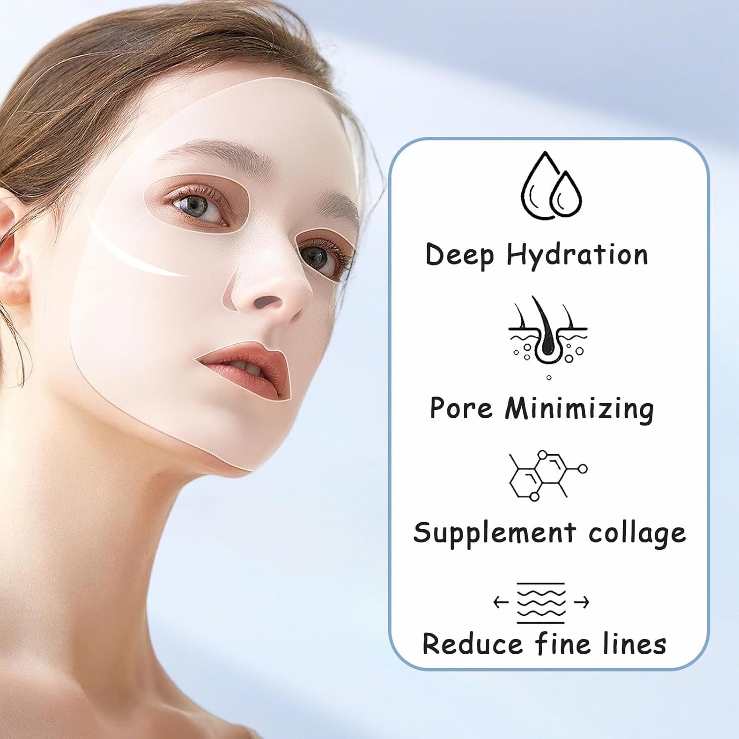 4 Pcs Masque Collagene Visage Collagen Mask Masque Visage Collagene Masque Coréen Collagene Masque Collagene Visage Korean Masque Collagene Masque Visage Coreen Masque Coréen Visage Collagene Masque