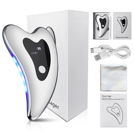 Face Massagers Skin Scraping for Facial Lifting Tighten Care anti Wrinkle Double Chin Remove Neck Electric Massage Skincare Tool