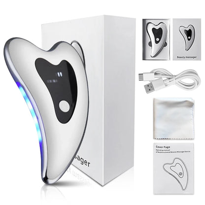 Face Massagers Skin Scraping for Facial Lifting Tighten Care anti Wrinkle Double Chin Remove Neck Electric Massage Skincare Tool